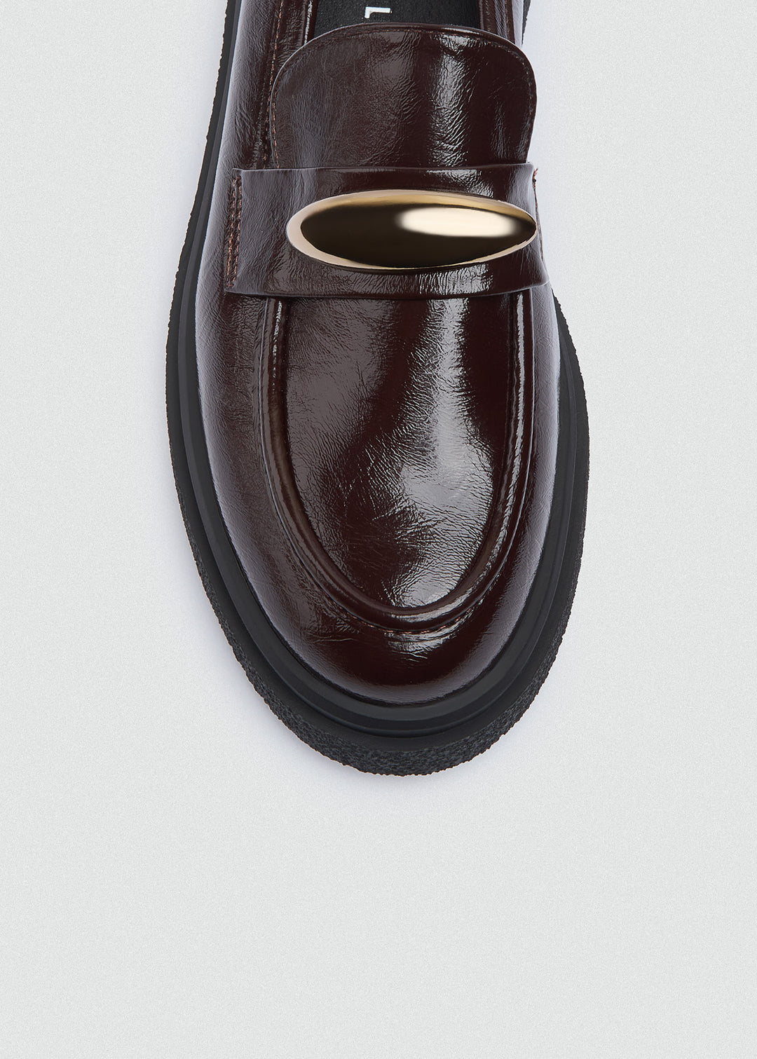 Platform Horsebit Loafers - Brown