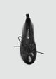Patent Crinkle Ballet Flats - Black