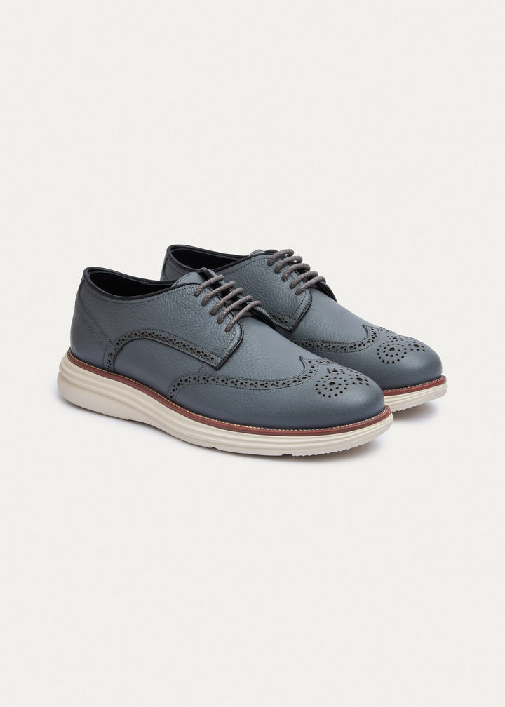 Wingtip Brogue Derby - Grey