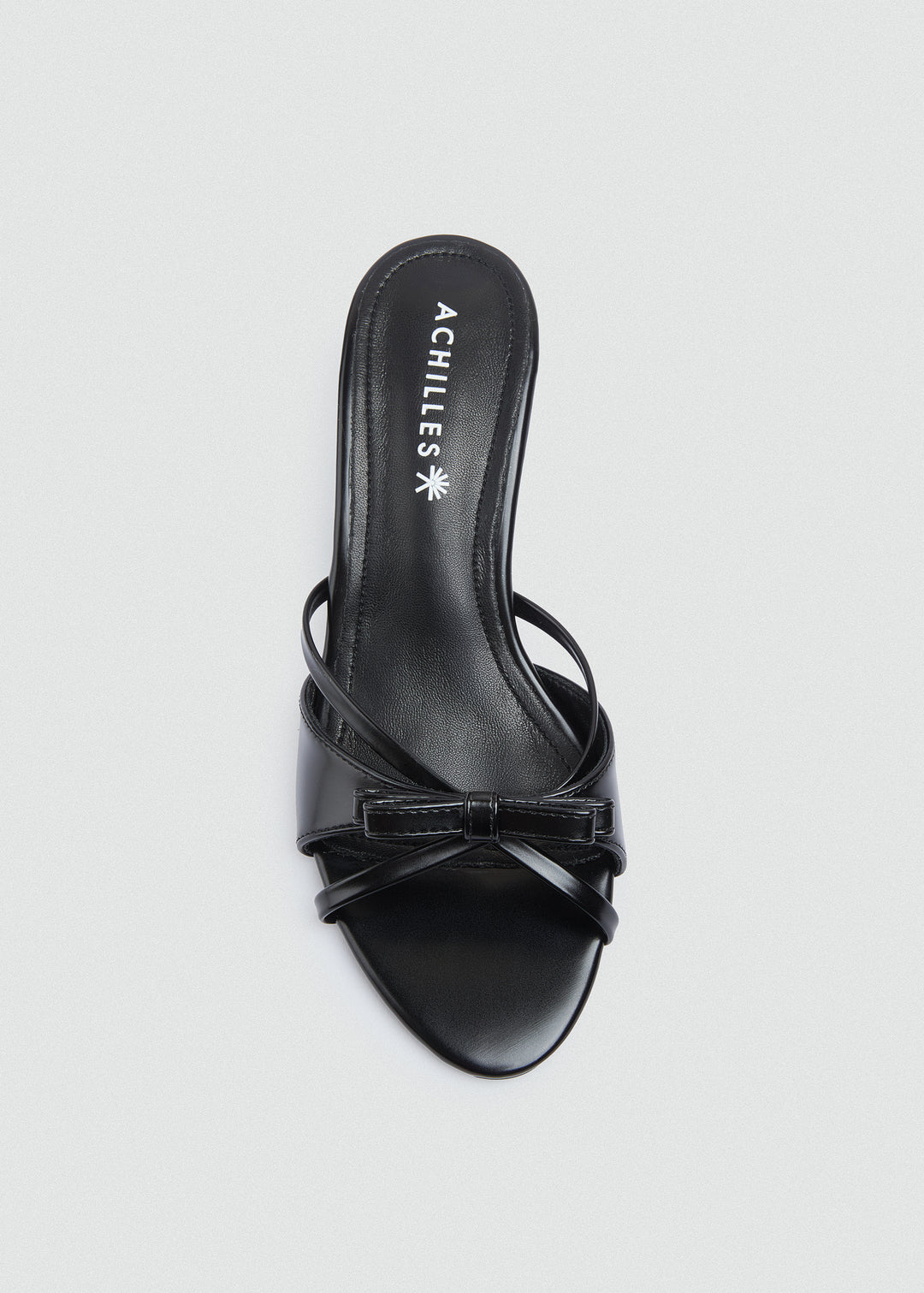 Patent Kitten Bow Heels - Black