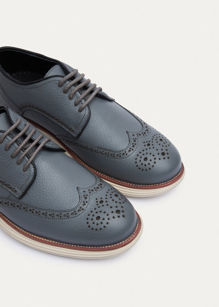 Wingtip Brogue Derby - Grey