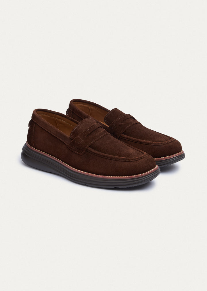 Penny Loafer - Suede Brown