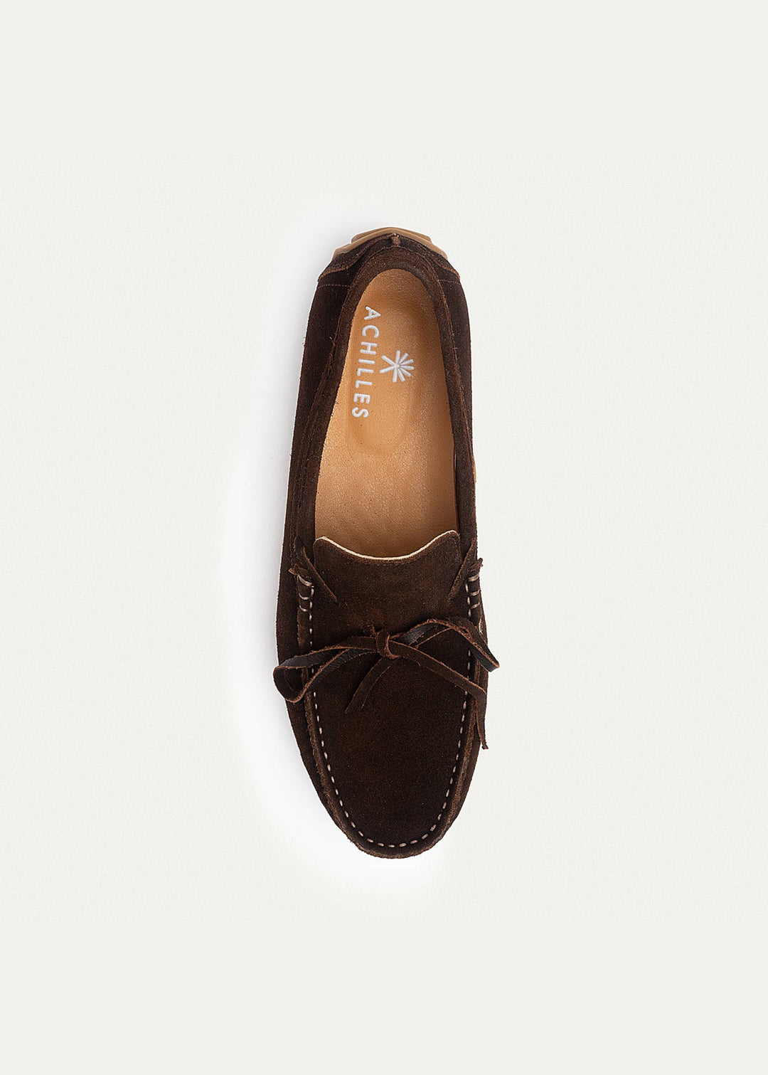 Achilles | Harbor Classic Men’s Leather Boat Shoes  - Suede Brown