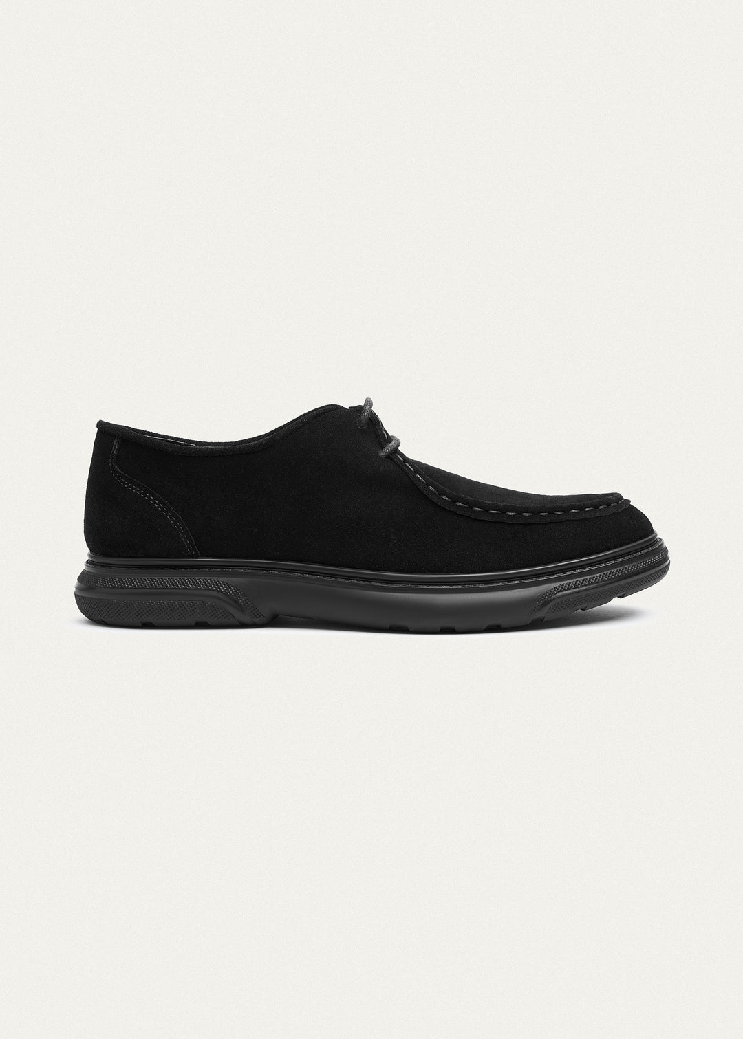 Moc-Toe Lace-Up - Suede Black