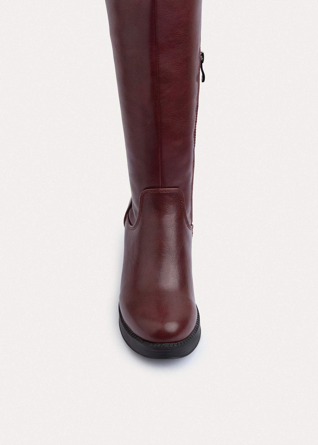 Achilles | Vienna Back-Tie High Boots | Burguandy