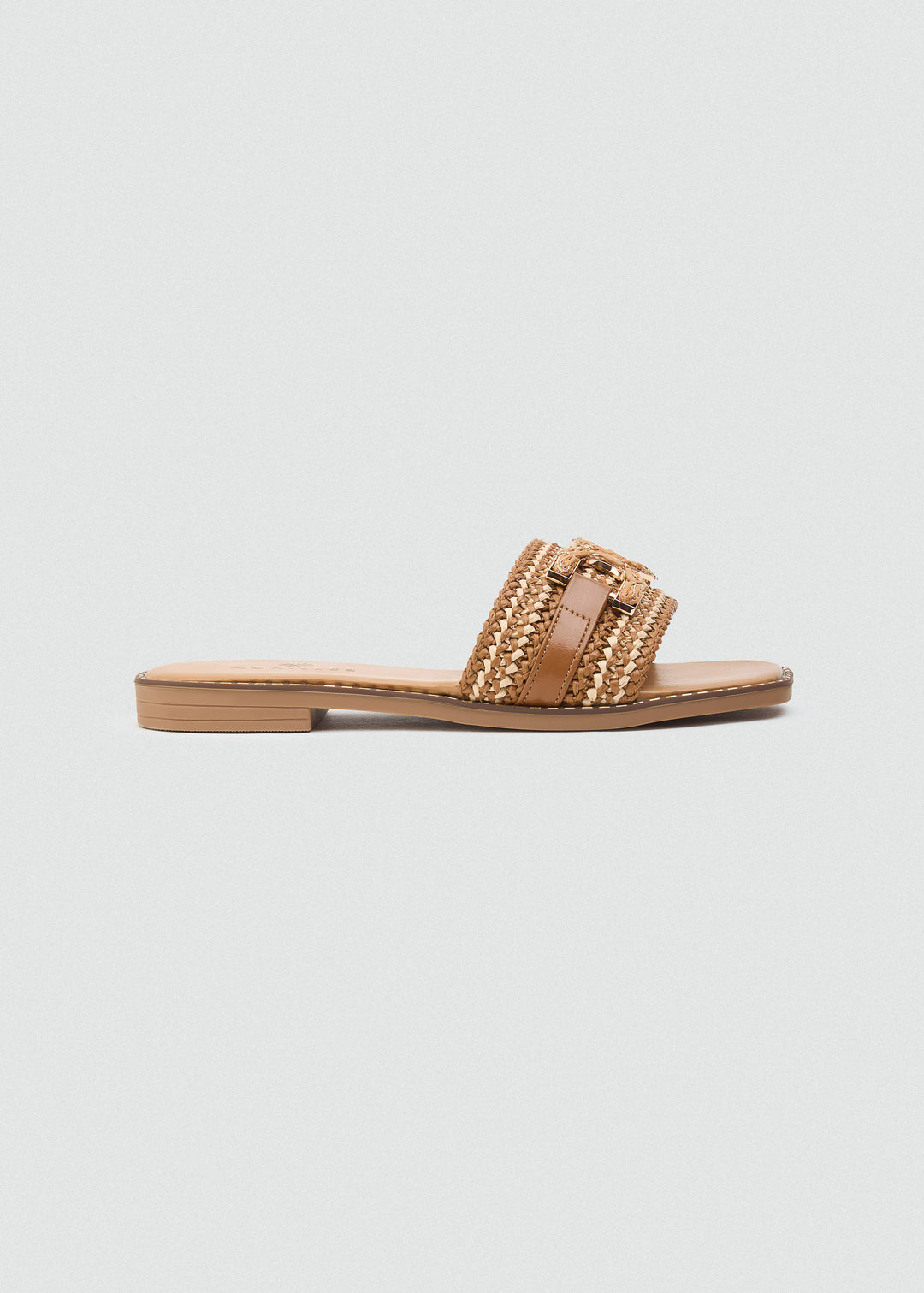 Braided Knot Flat Slides - Cinnamon