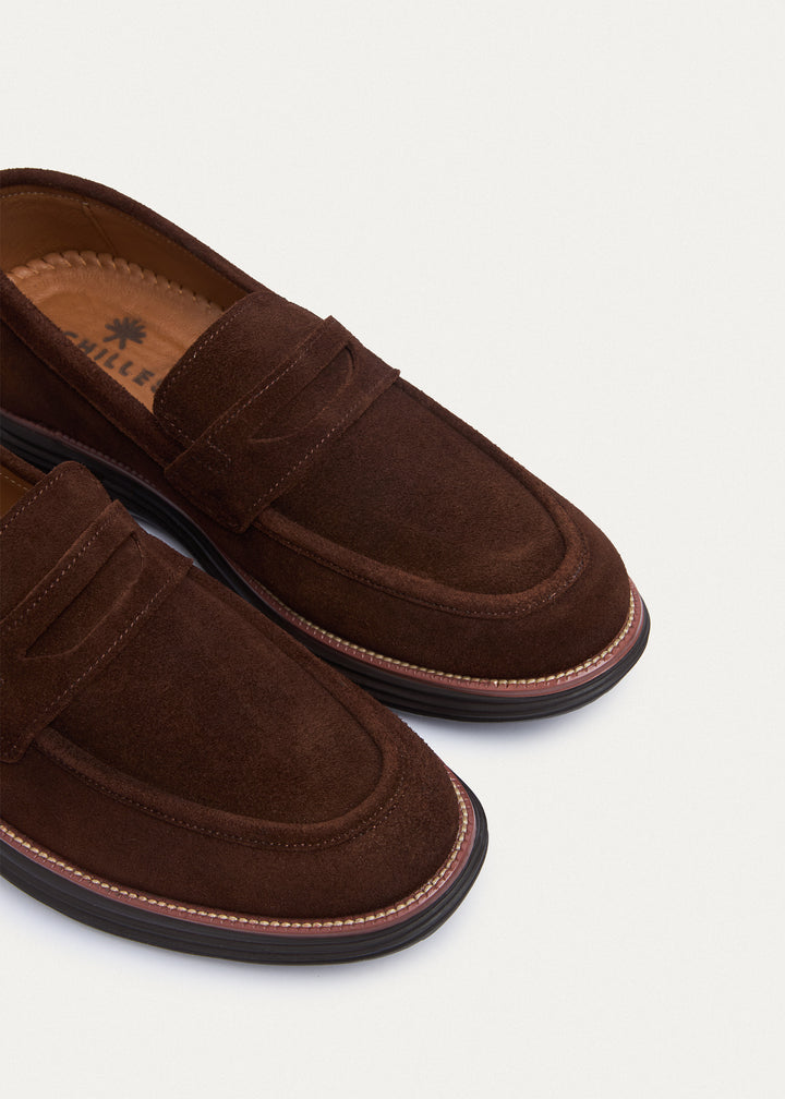 Penny Loafer - Suede Brown