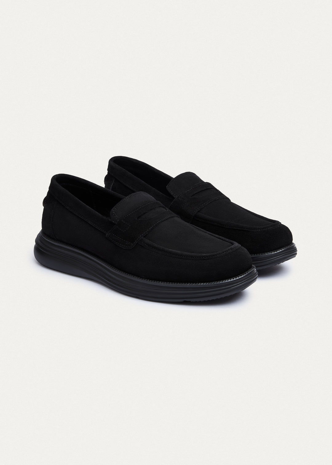 Penny Loafer - Suede Black