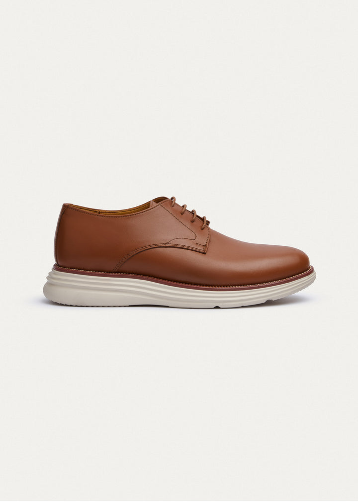 Classic Plain-Toe Derby - Camel