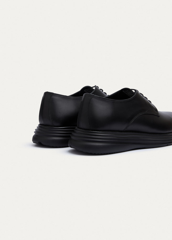 Classic Plain-Toe Derby - Matte Black