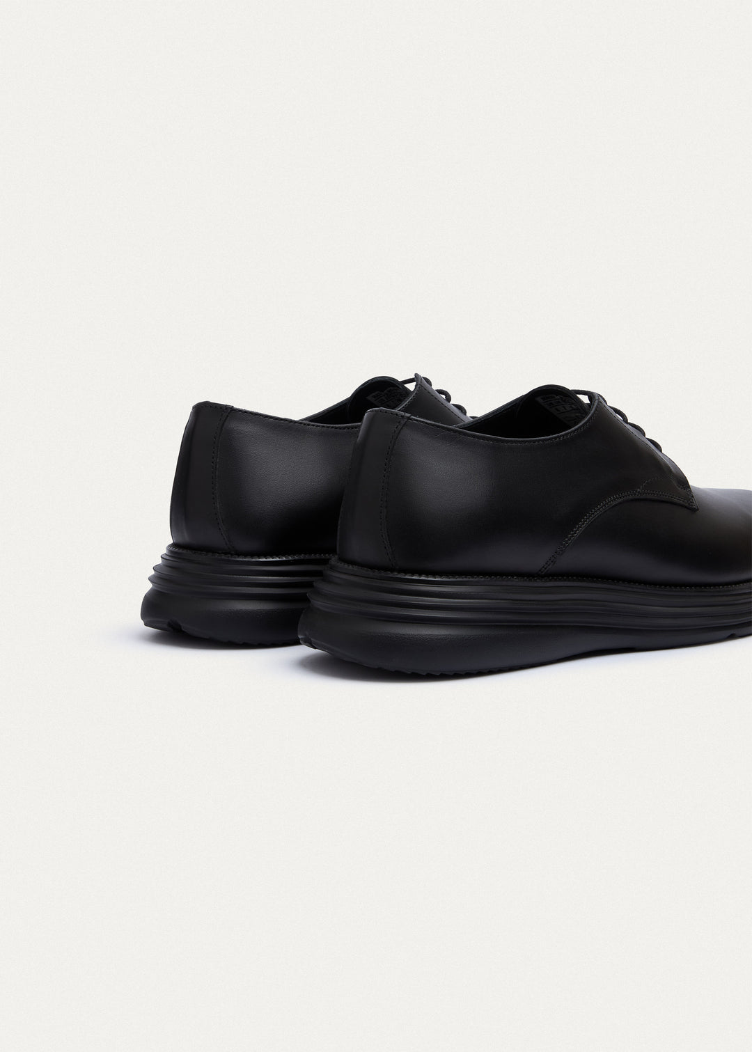 Classic Plain-Toe Derby - Matte Black