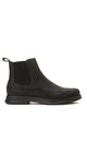 Dual Genuine Leather Chelsea Boots | Black