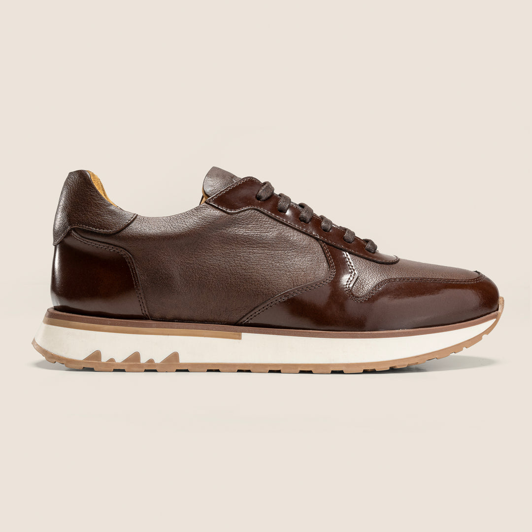 Achilles Beast | Duo Genuine Leather Ultimate Durable Sneakers - Brown