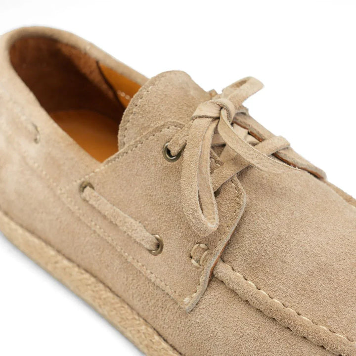 Suede Espadrille Boat | Beige