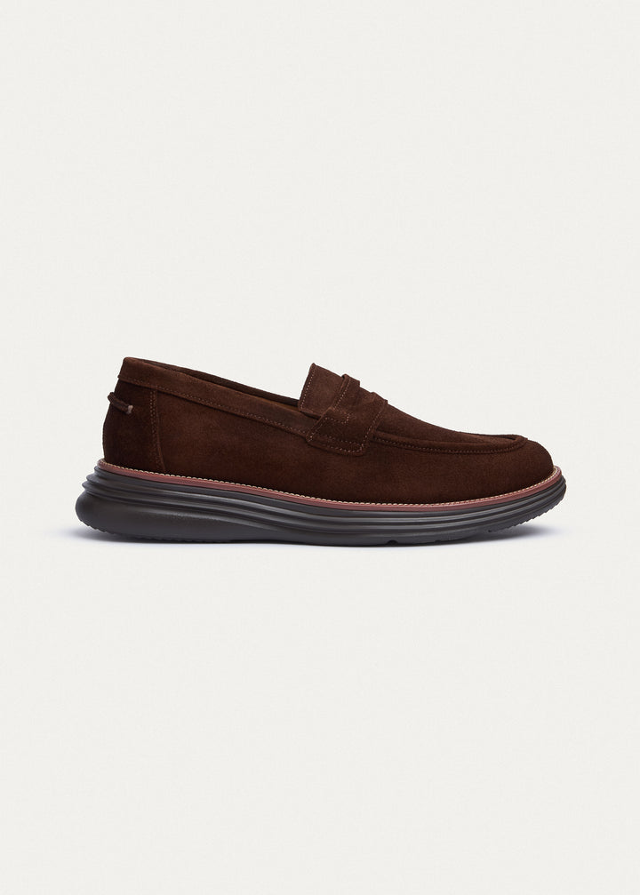 Penny Loafer - Suede Brown