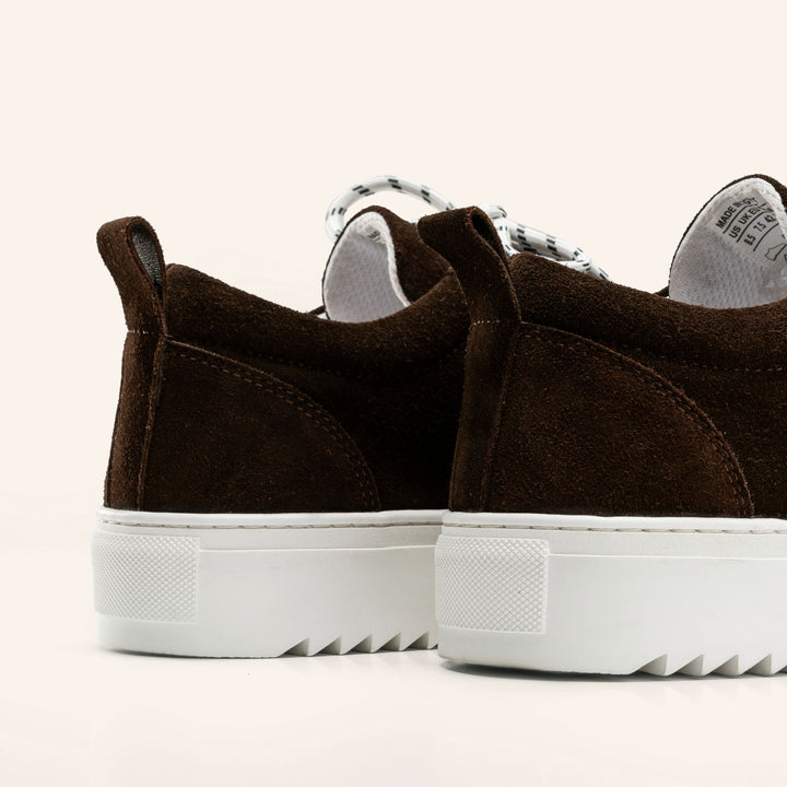 Achilles Zig 3.0 | Chestnut Laceup Sneakers - Brown