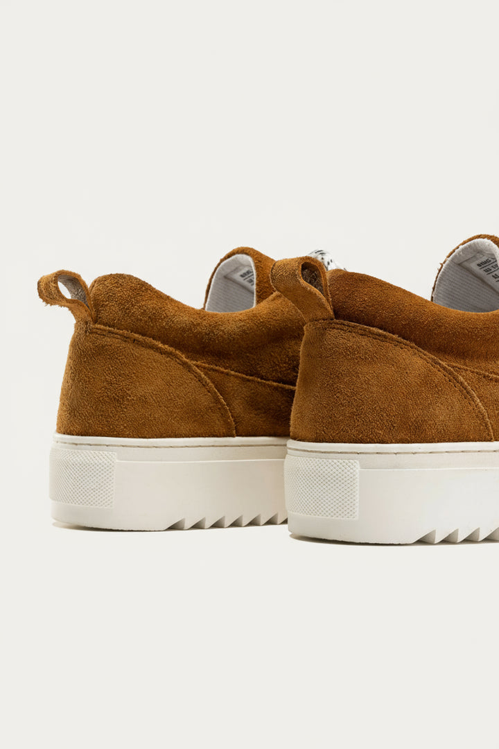 Achilles Zig 4.0 | Moc Toe Lace Up Sneakers - Havana