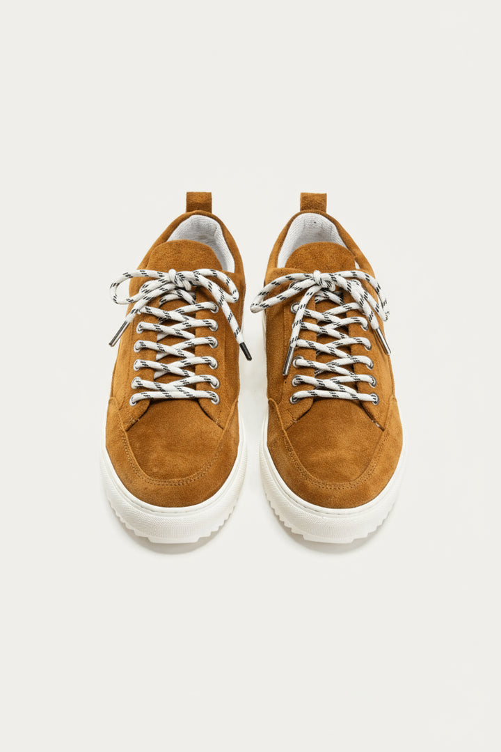 Achilles Zig 4.0 | Moc Toe Lace Up Sneakers - Havana