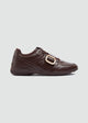 Sneakers Gold Buckle Strap - Brown