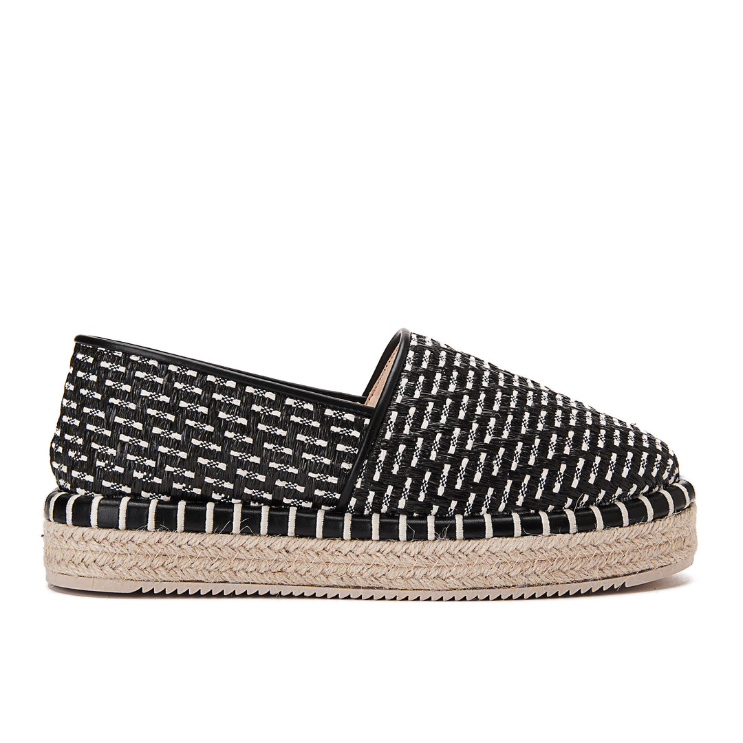 Achilles Thread Women's Slip On Espadrilles - Black