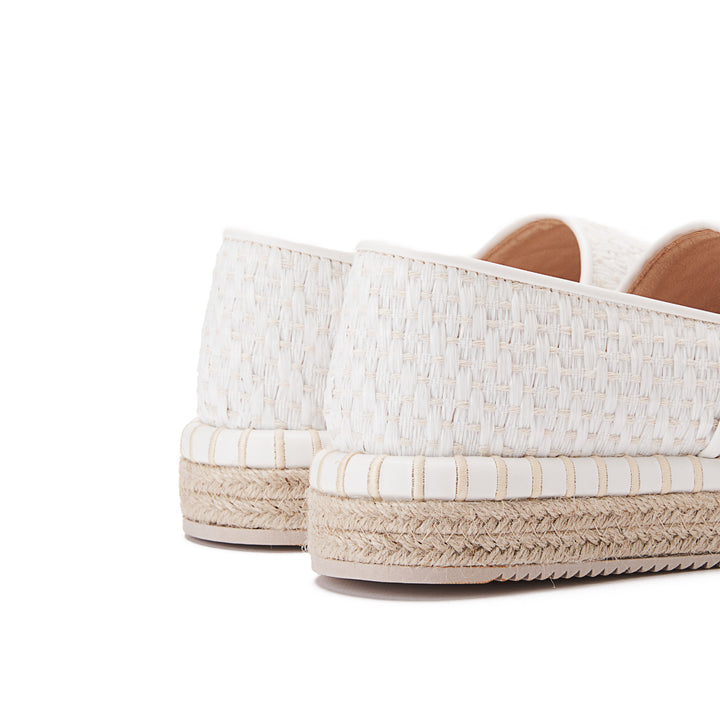 Achilles Thread Women's Slip On Espadrilles - white