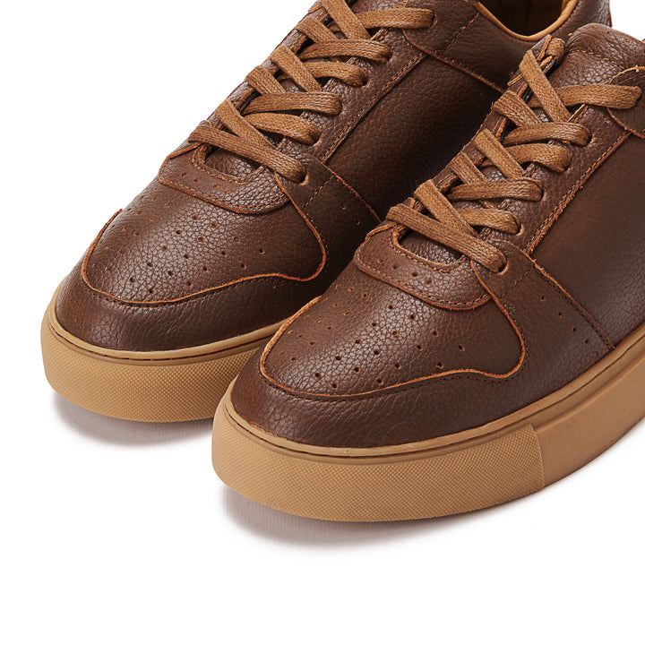 Achilles Laces Flat Sneakers - Brown