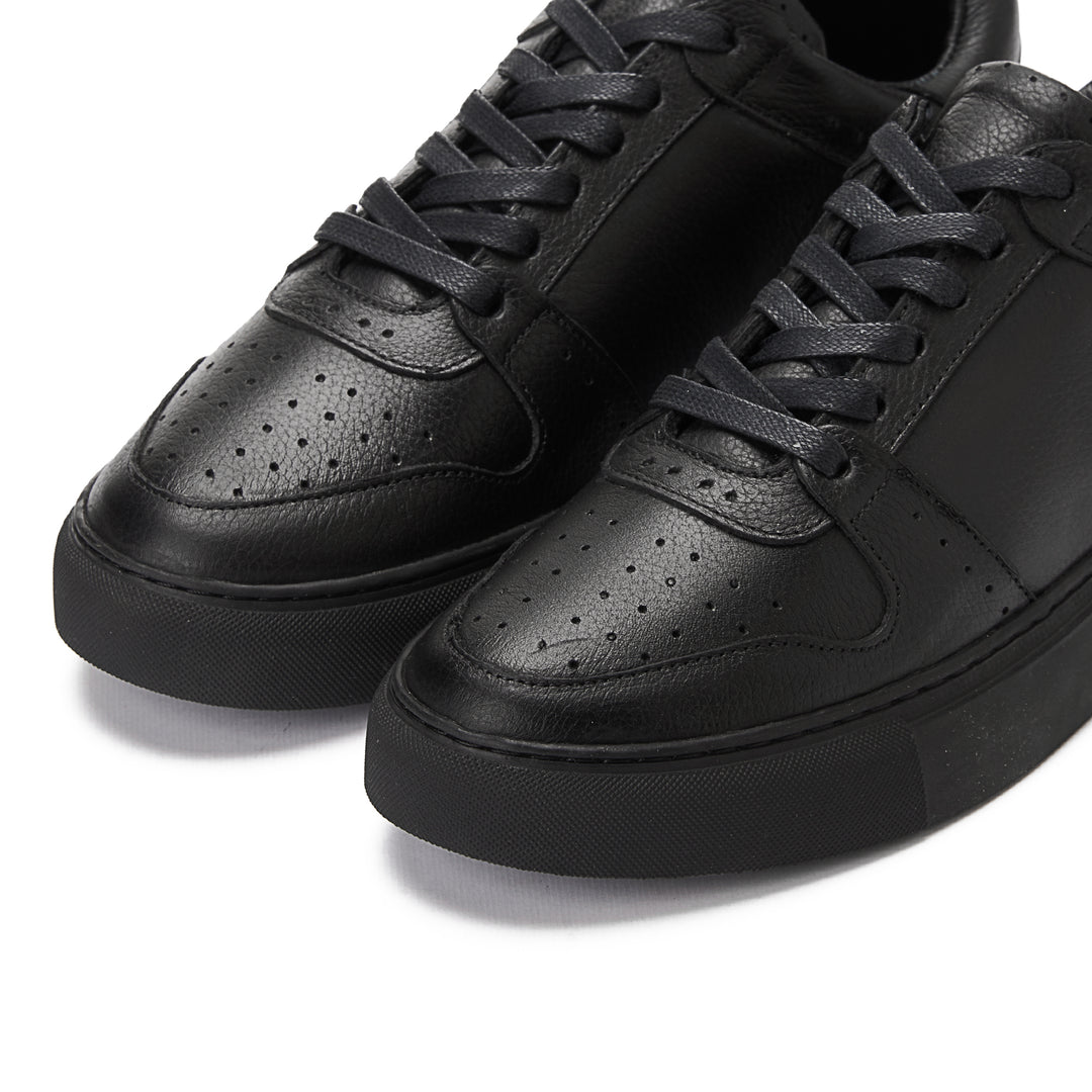Achilles Laces Flat Sneakers - Black