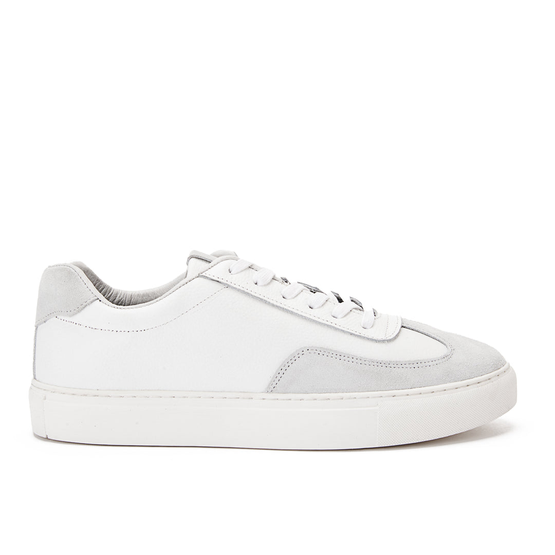 Achilles Neat Suede X Leather Sneakers - White Shades