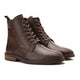 Leather Lace Up Genuine Leather Half Boots | Brown