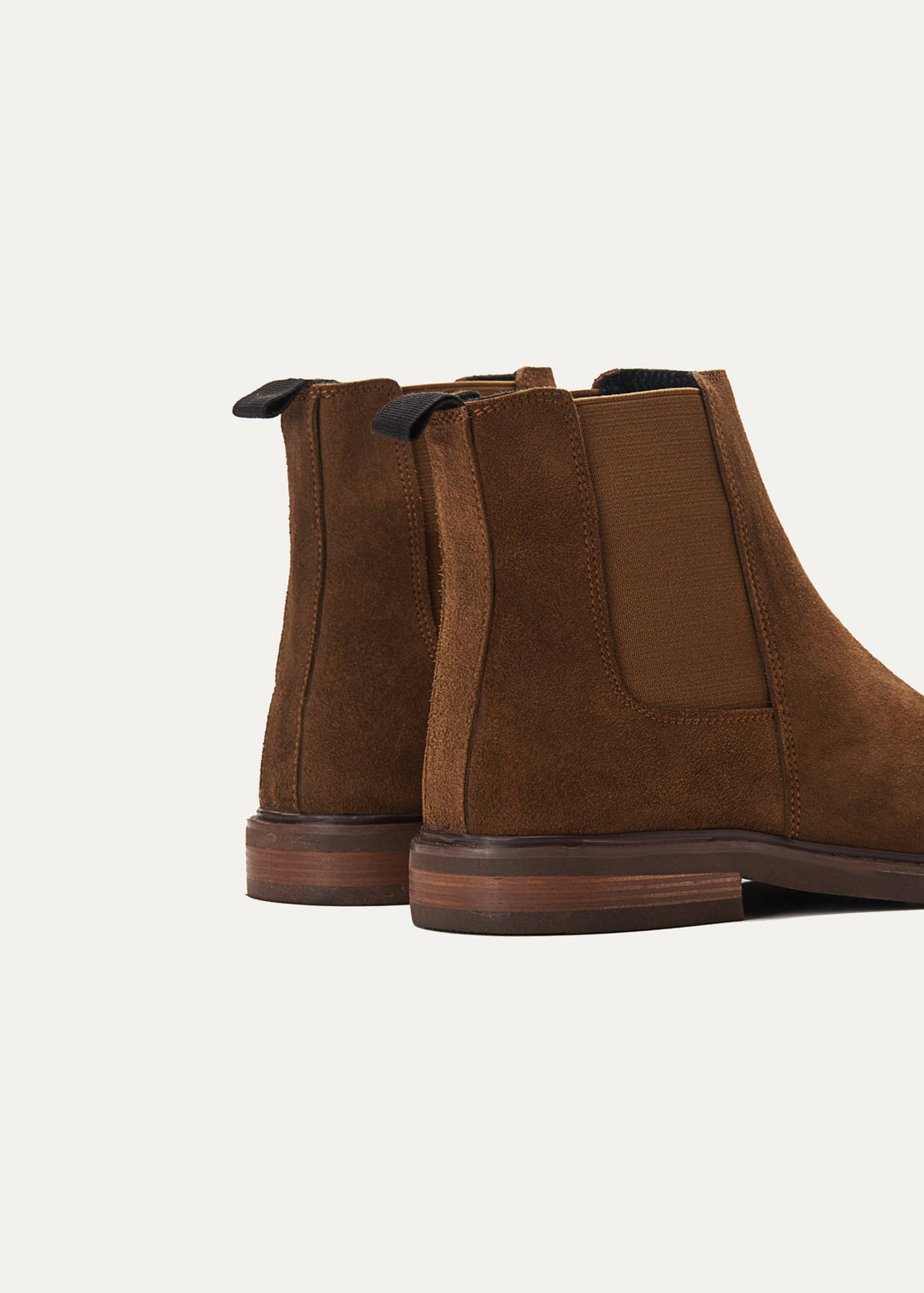 Achilles Signature Premium Suede Chelsea Boots - Cafe