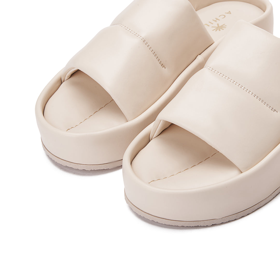 Super Comfy Platform Slides - Beige