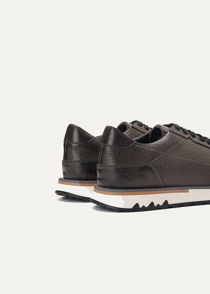 Pro Genuine Leather Sneakers | Gray