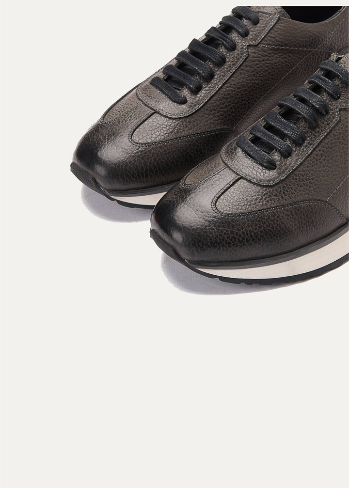 Pro Genuine Leather Sneakers | Gray