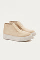 Women Quality Suede Ankle Sneakers | Beige