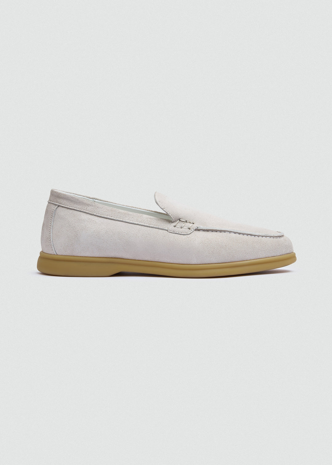 Soft Loafers - Suede White