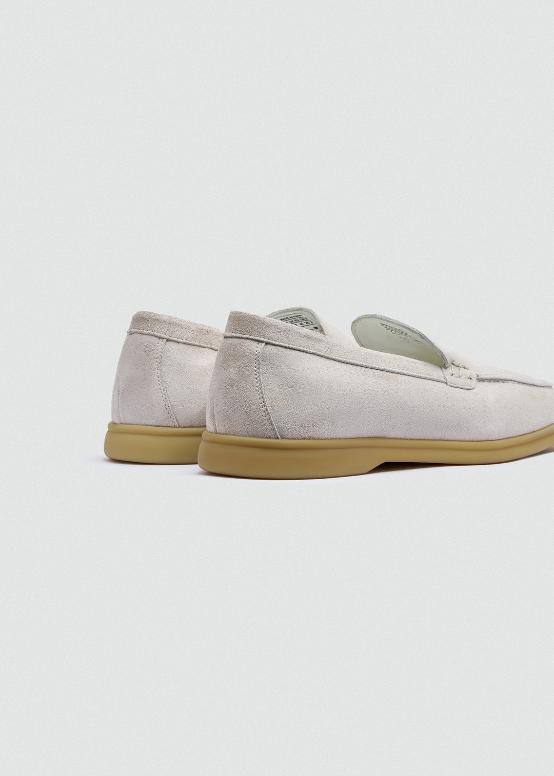 Soft Loafers - Suede White