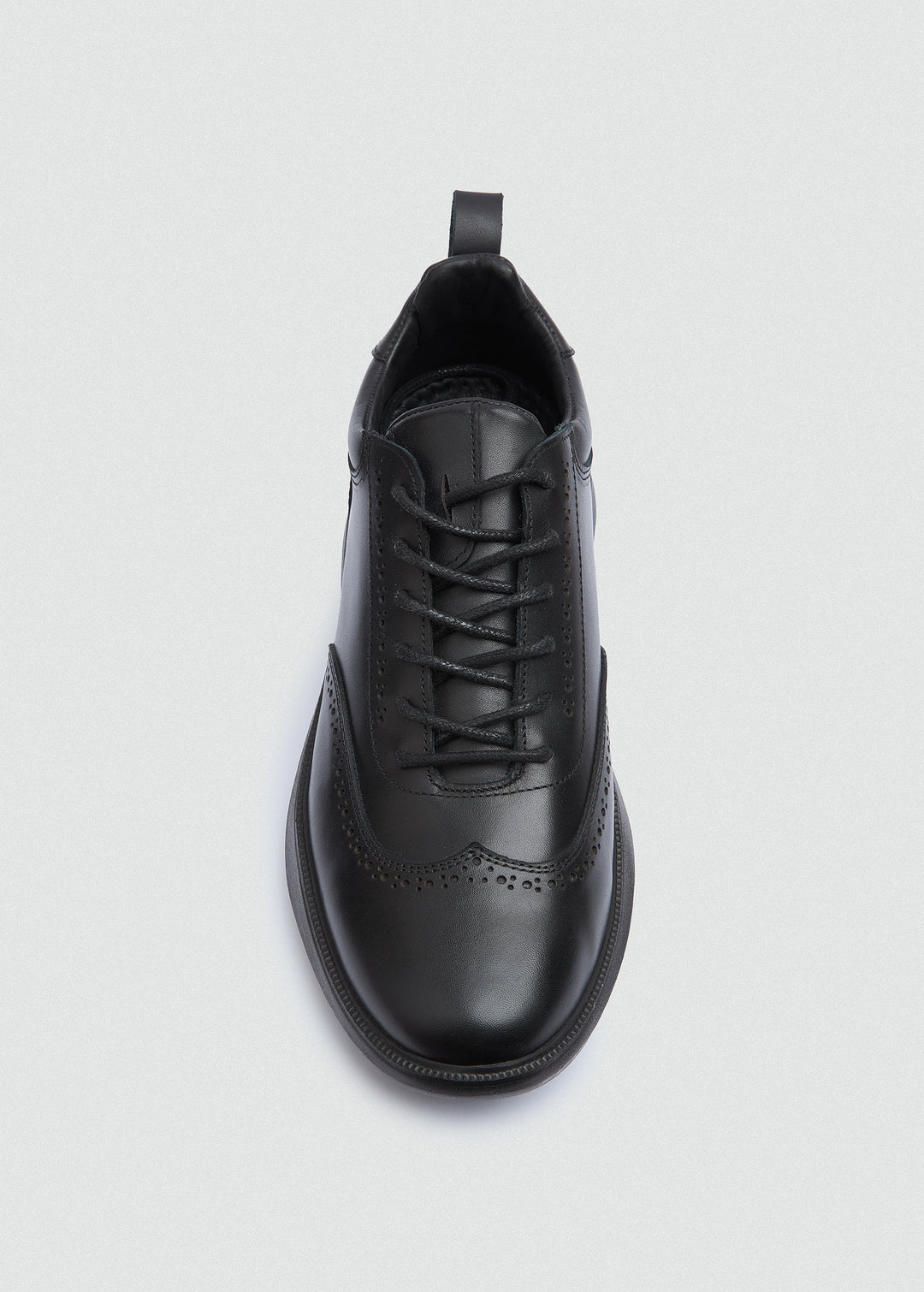 Wingtip Brogue Sneaker - Black