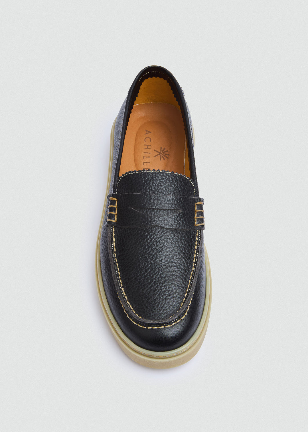 Espadrille Penny Loafer - Textured Black