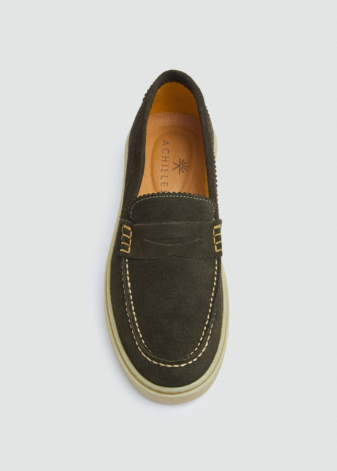 Espadrille Penny Loafer - Suede Olive