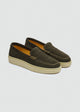 Espadrille Penny Loafer - Suede Olive