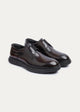 Smooth Leather Elastic Slip-On | Patent Brown