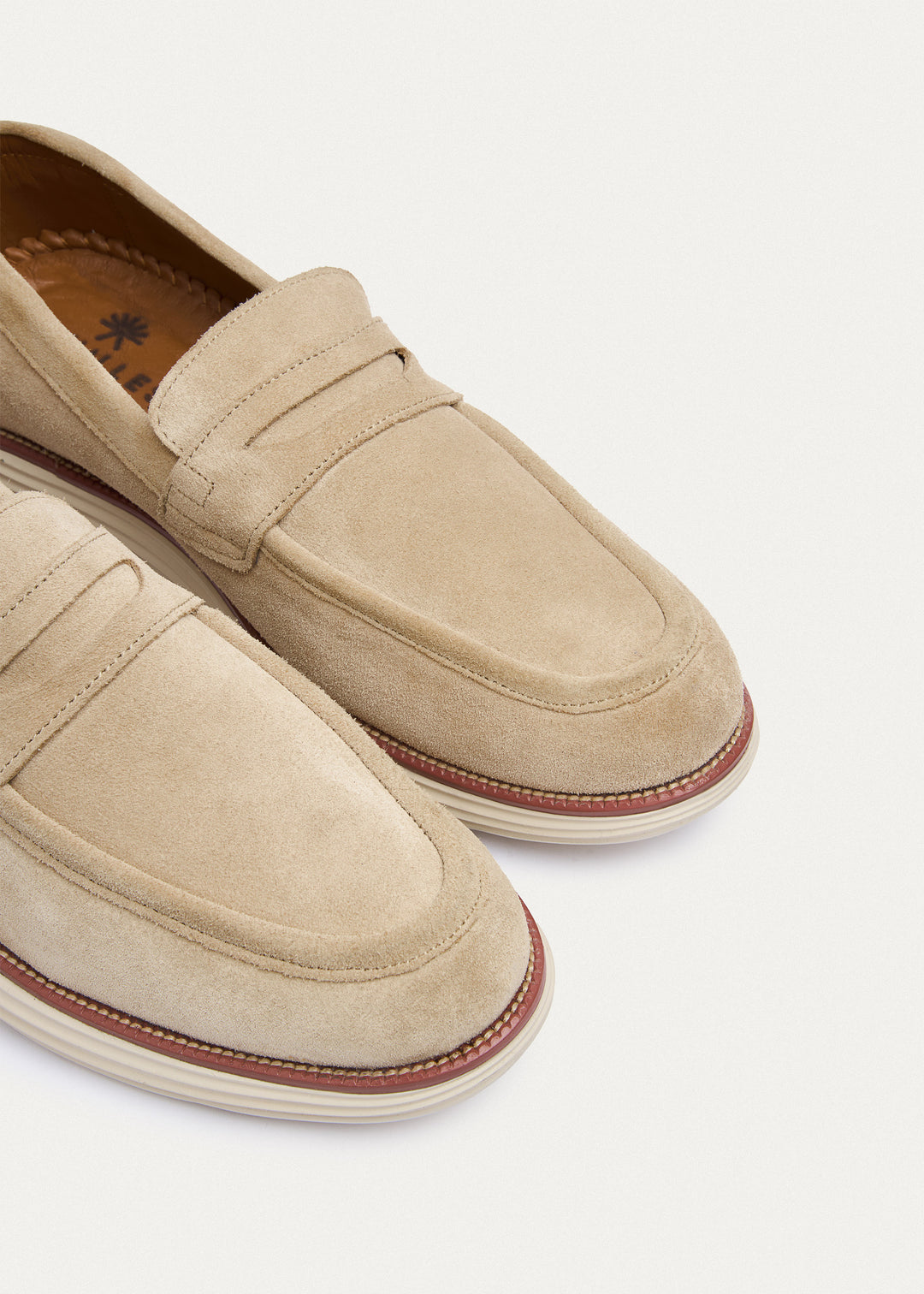 Penny Loafer - Suede Beige