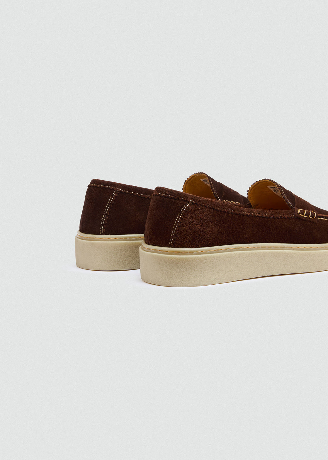 Espadrille Penny Loafer - Suede Brown