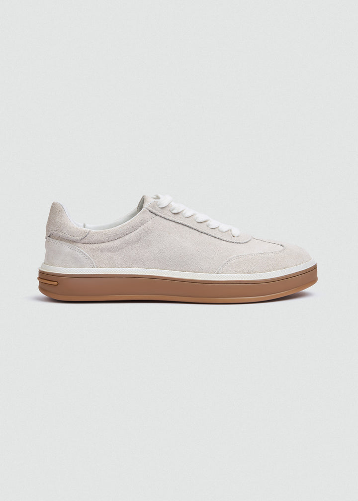 Retro Suede Sneaker - Grey