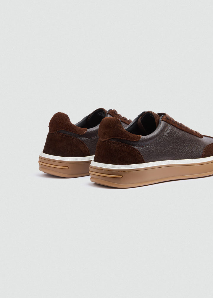 Retro Suede Sneaker - Suede Textured Brown