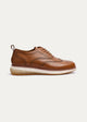Wingtip Brogue Lace-Up - Tan