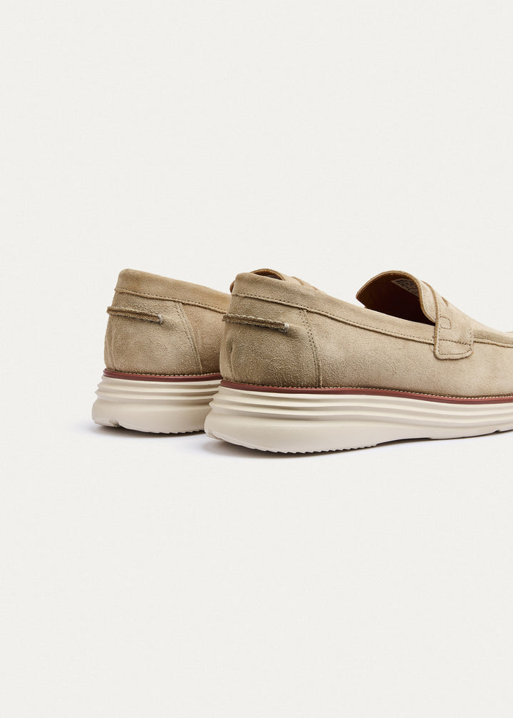 Penny Loafer - Suede Beige