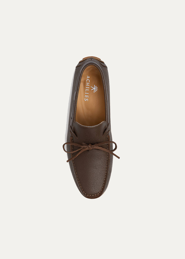 Harbor Classic Men’s Leather Boat Shoes | Brown