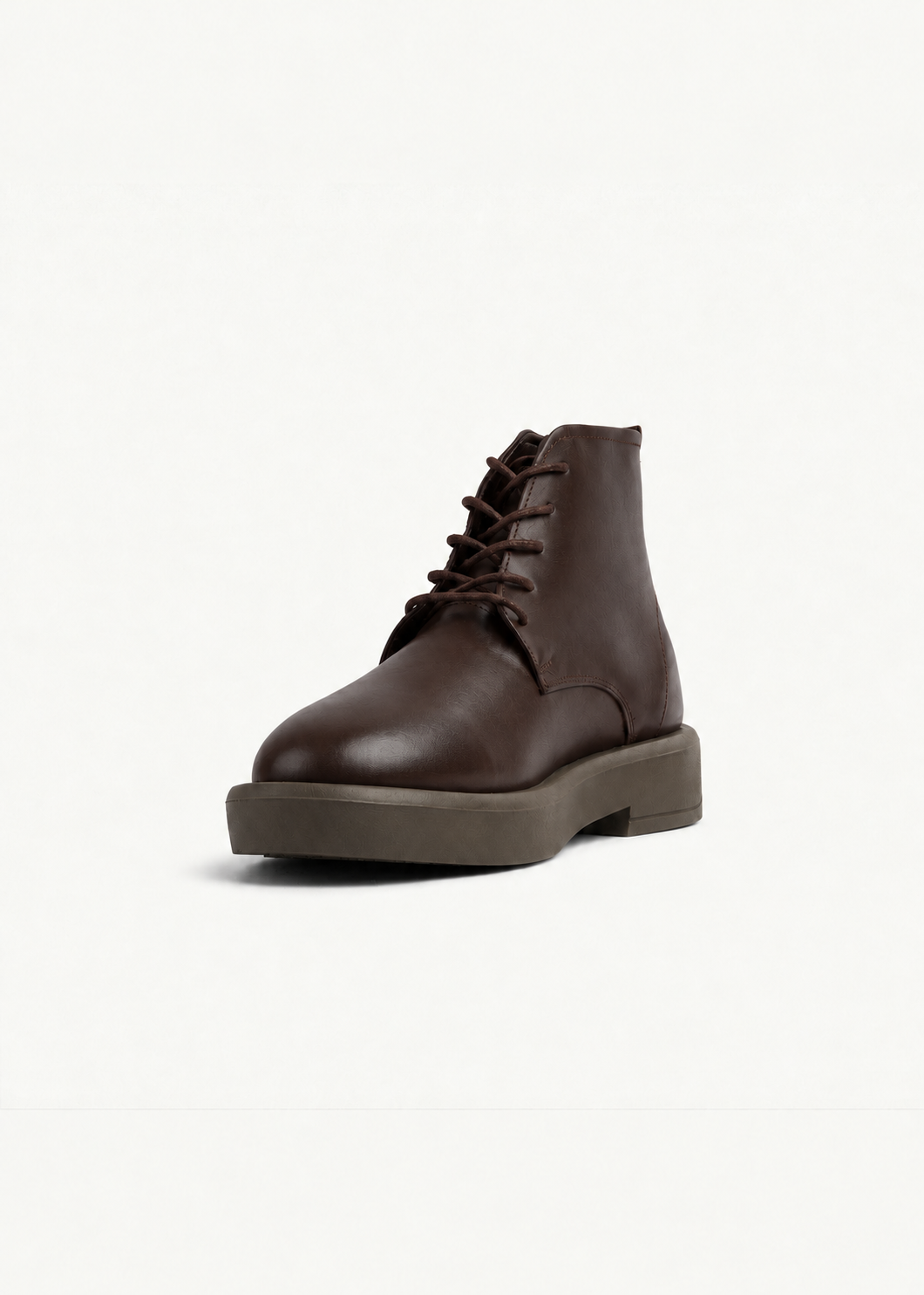 Heritage Brogue Boots - Genuine Leather Brown