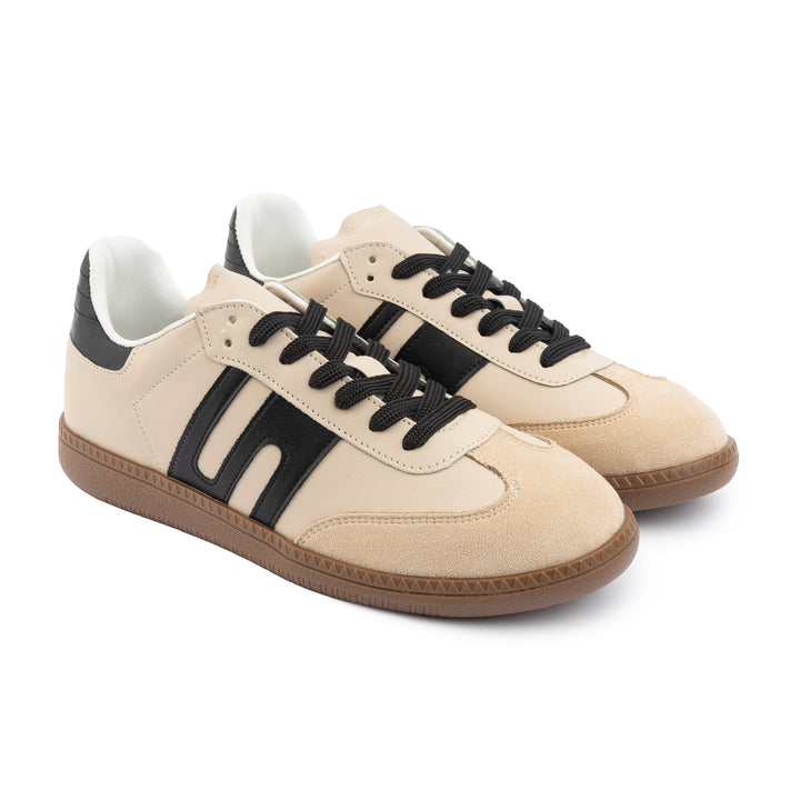 G-Sneakers | Laceup Comfy Sneakers - Beige